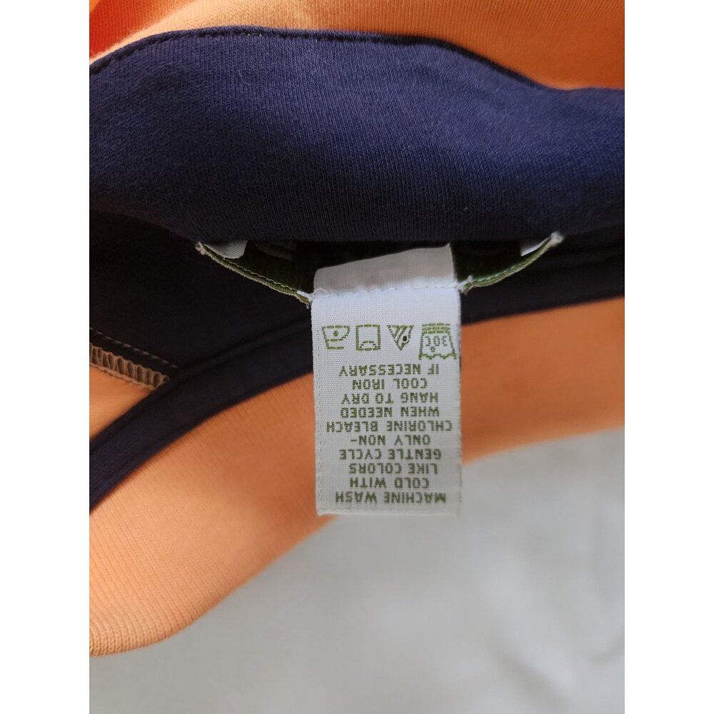 ORVIS Men's Orange Three-Button Placket Short-Sleeve Golf Polo Shirt Size Large - Picture 8 of 10